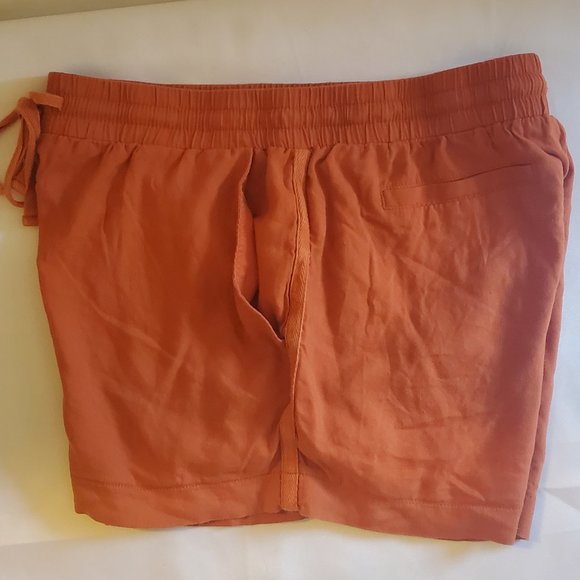 Forever 21 Sienna Orange Relaxed Flowy Shorts Size M - Picture 9 of 11